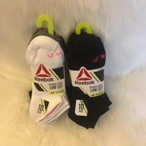 Different color Reebok socks